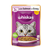 Whiskas Adult Salmon Gravy 80Gm